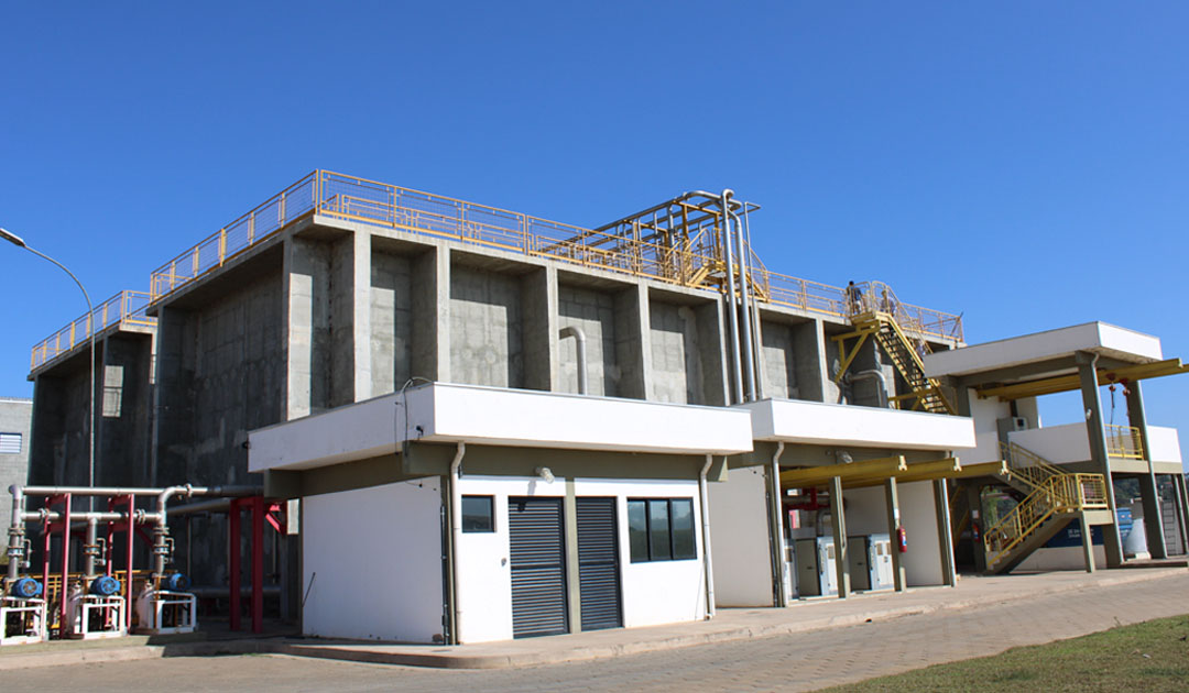 Industrial plant that uses BIOPAQ UBOX